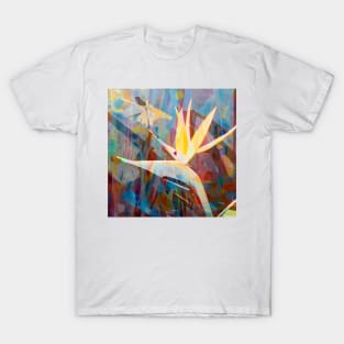 Bird of Paradise Abstract T-Shirt